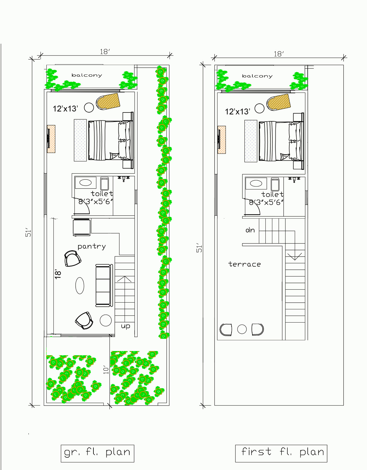 Green Valley Villa Floor Plan